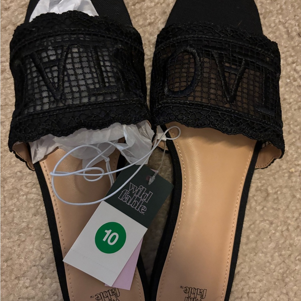 NIB Black Sandals - Picture 4 of 4